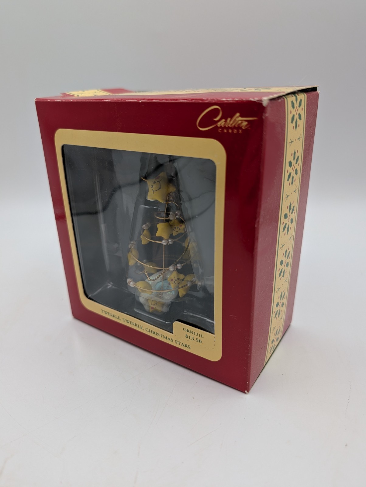 1996 Carlton Cards Twinkle Twinkle Christmas Stars Ornament Heirloom w Box
