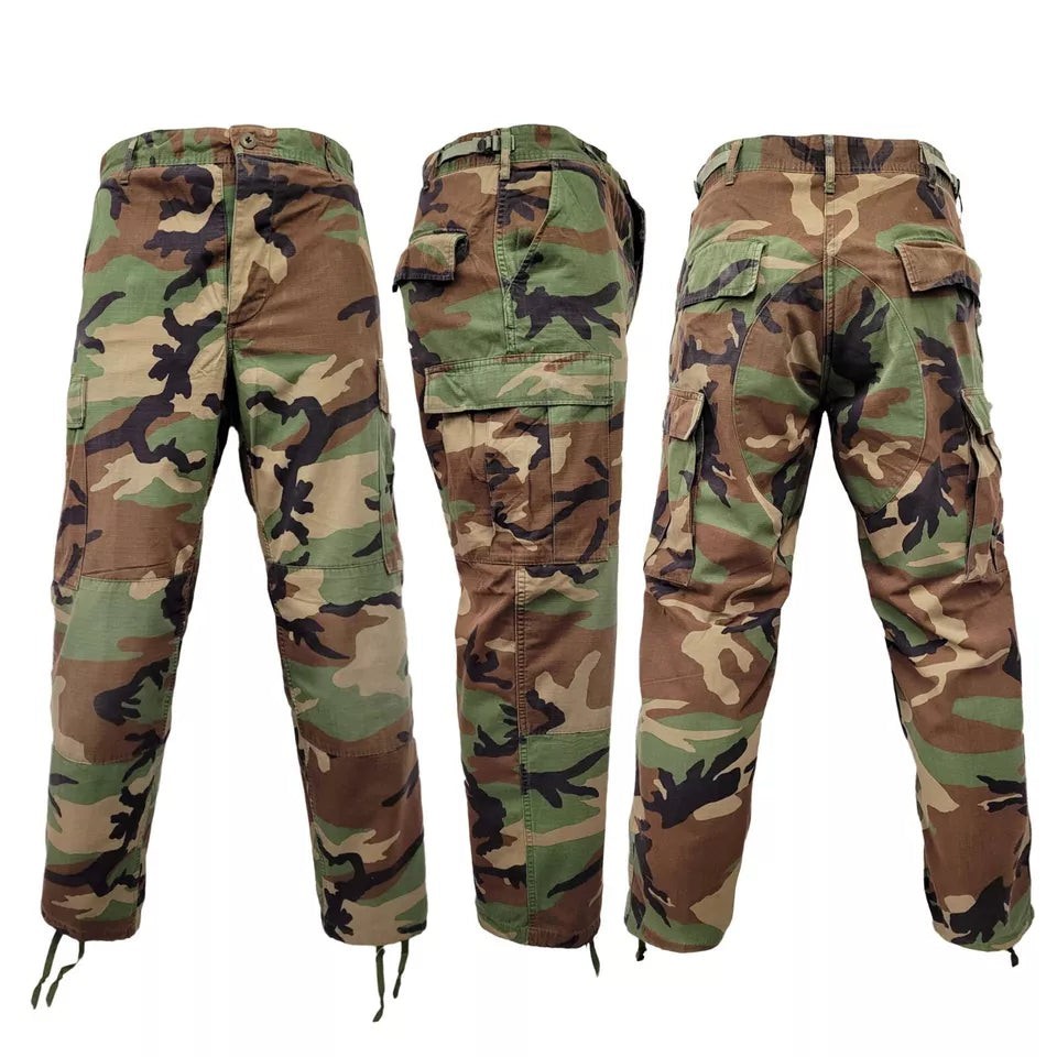 USGI M81 Woodland BDU Pants Medium Short  Military Surplus Camo Trousers