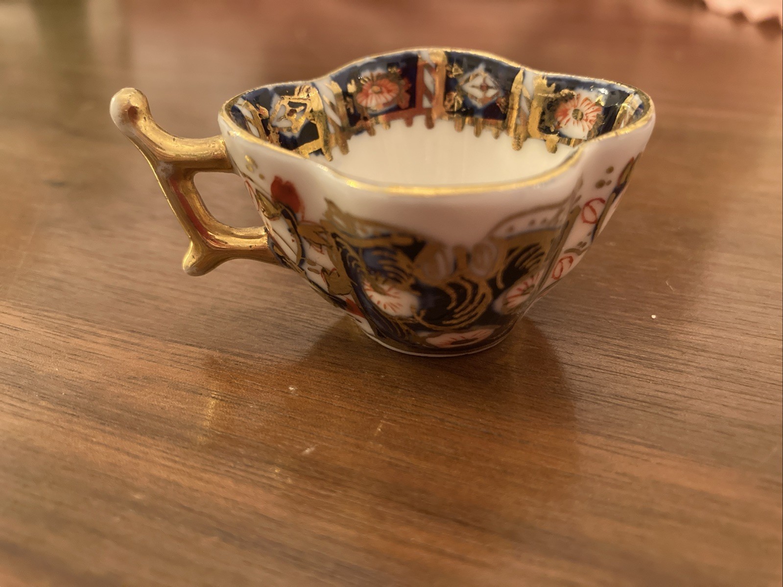 Vintage Hokutosha Imari Miniature Teacup — Made in Occupied Japan (1945–1952)