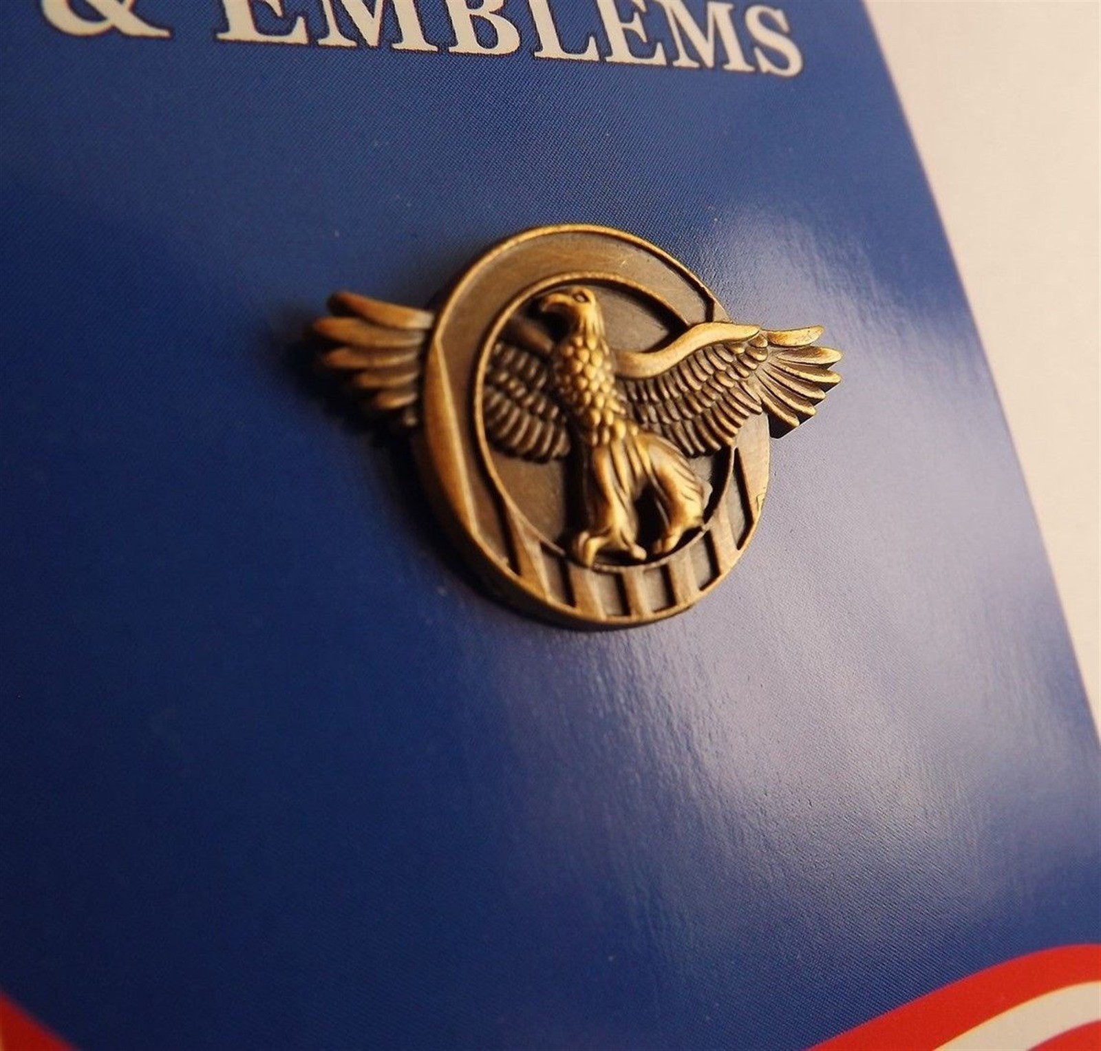 FREE SHIP Lapel Pin WWII Ruptured Duck Honorable Discharge 7/8