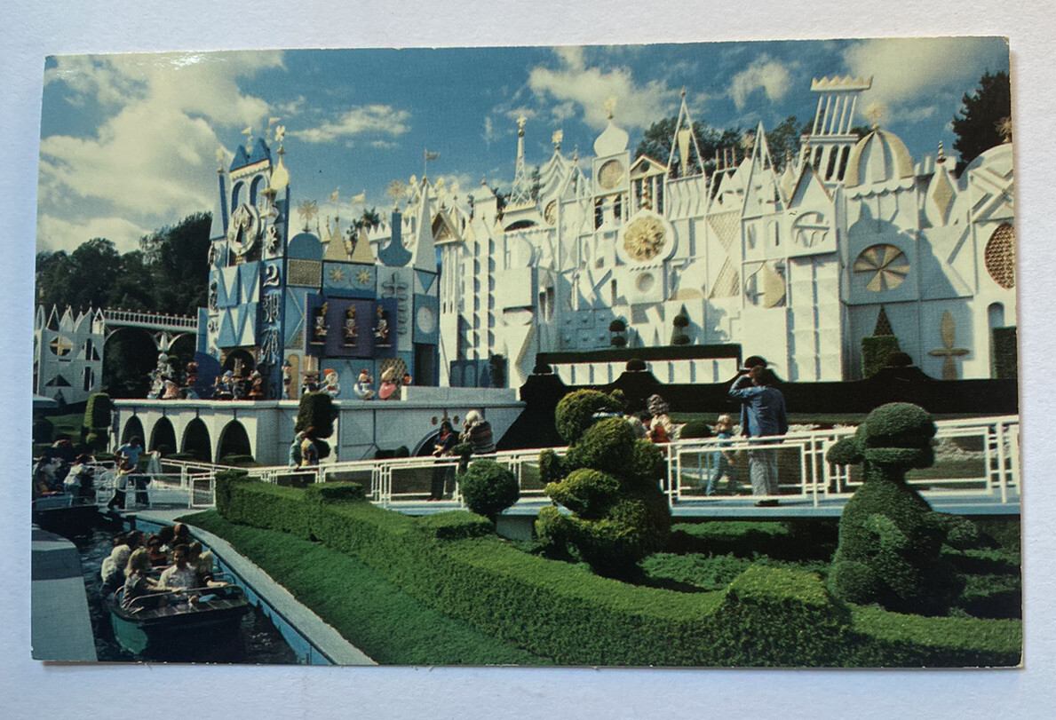 Vintage Disneyland Postcard c1960s ~ It\'s A Small World Ride View~ California CA