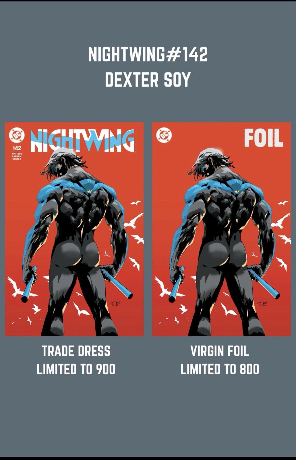 DC Nightwing #142 Dexter Soy Comic TRADE + FOIL BUNDLE -PREORDER SHIPS OCT