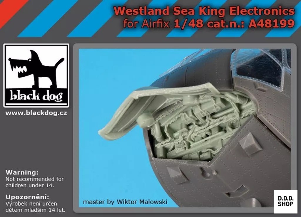 1/48 Westland Sea King Electronic Equipment Airfix Detail Up Parts Plastic Model