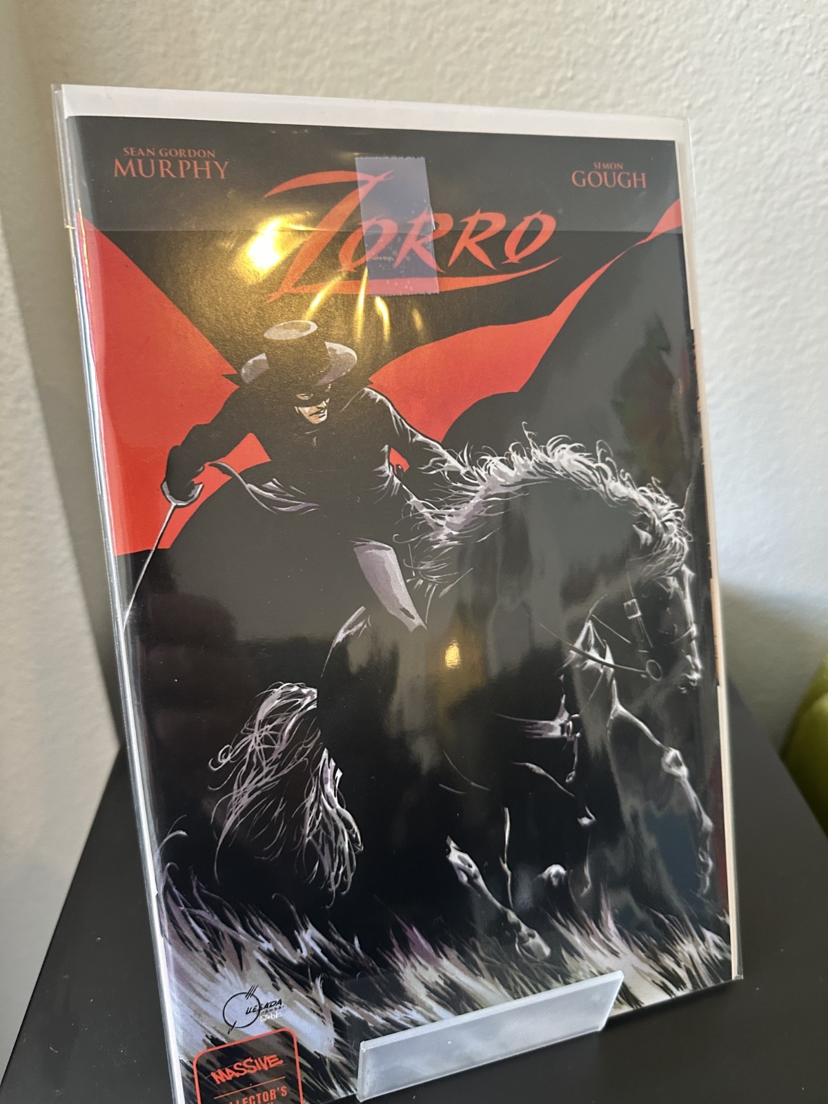 Zorro Man Of The Dead #1 Kickstarter  Premium Edition - Joe Quesada Cover