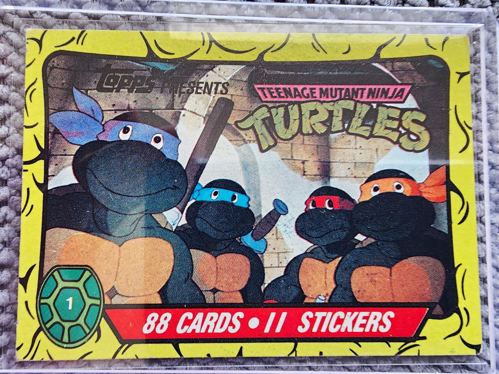 Topps 1989 TMNT Trading  Cards 13-All 4 Turtles, Shredder, Footclan And More