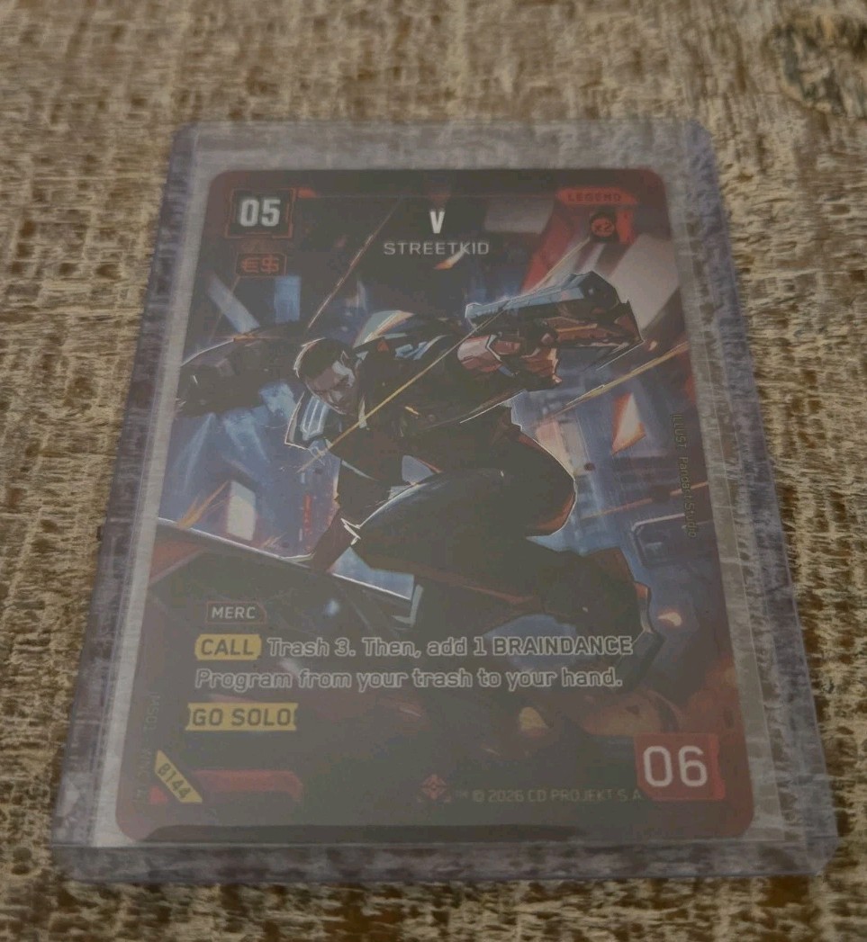 V Streetkid Iconic Rare Legend B144 Cyberpunk TCG