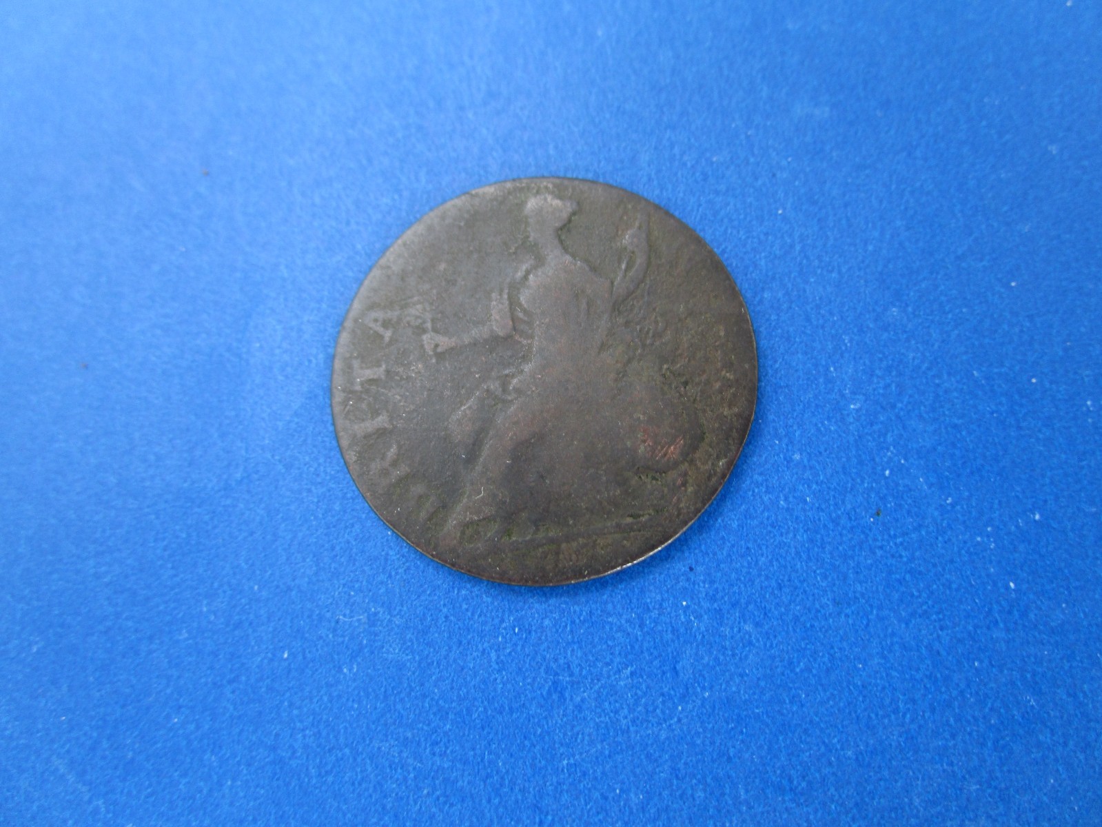 Revolutionary War/Colonial Era George III Copper Halfpenny Dated 1775 Revolutionary War/Colonial Era George III Copper Halfpenny Dated 1775