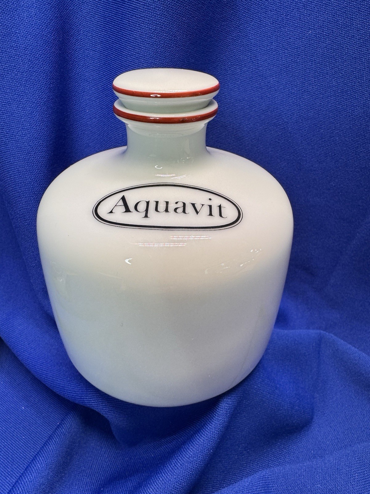 VTG Bing and Grondahl Liquor/Aquavit Bottle No. 374 Apothecary Collection EXC