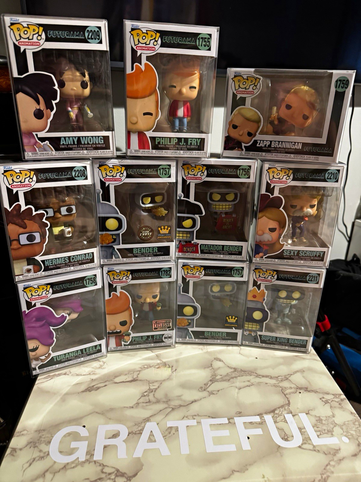 Funko Pop Futurama Vinyl Figure Complete New Set of 11