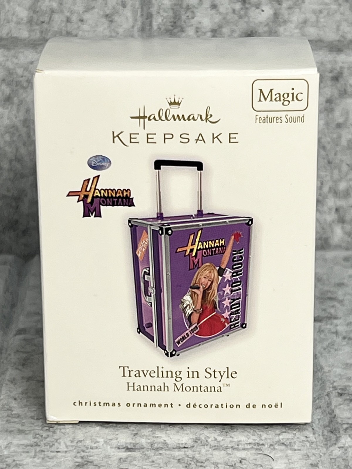 2010 Hallmark Keepsake Ornament Hannah Montana 'Traveling In Style' Sound - NEW 2010 Hallmark Keepsake Ornament Hannah Montana 'Traveling In Style' Sound - NEW