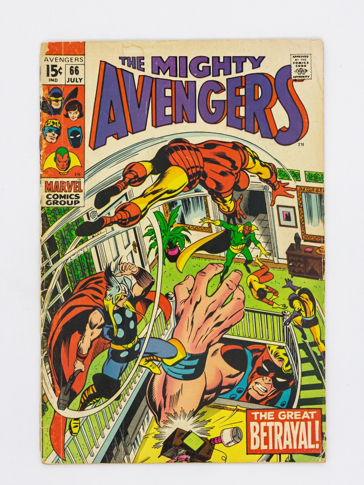 The Avengers #66 Marvel Comics Good+ Condition September 1968