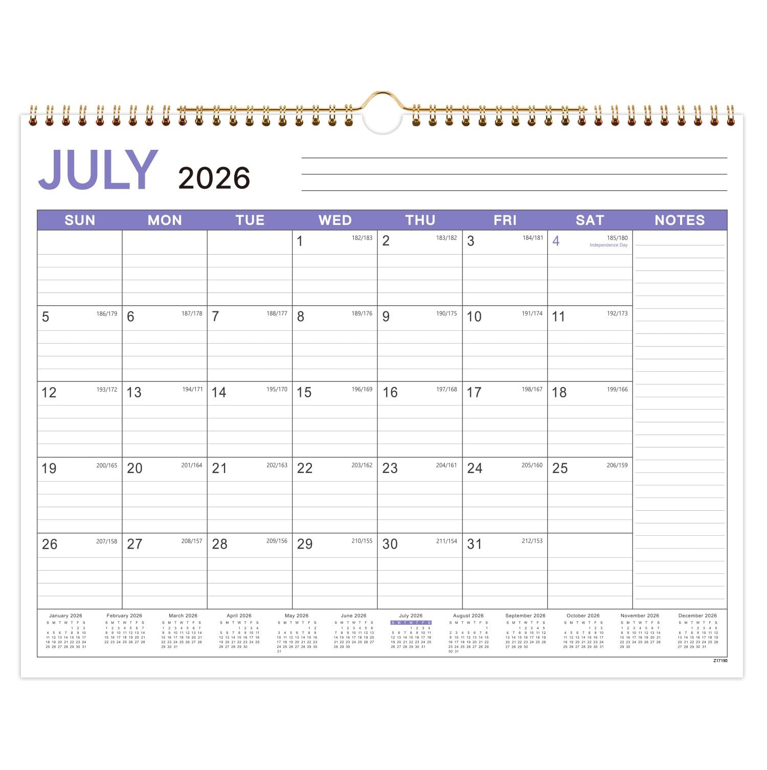 Calendar 2026-2027 Wall Calendar 20262027, 11.5\