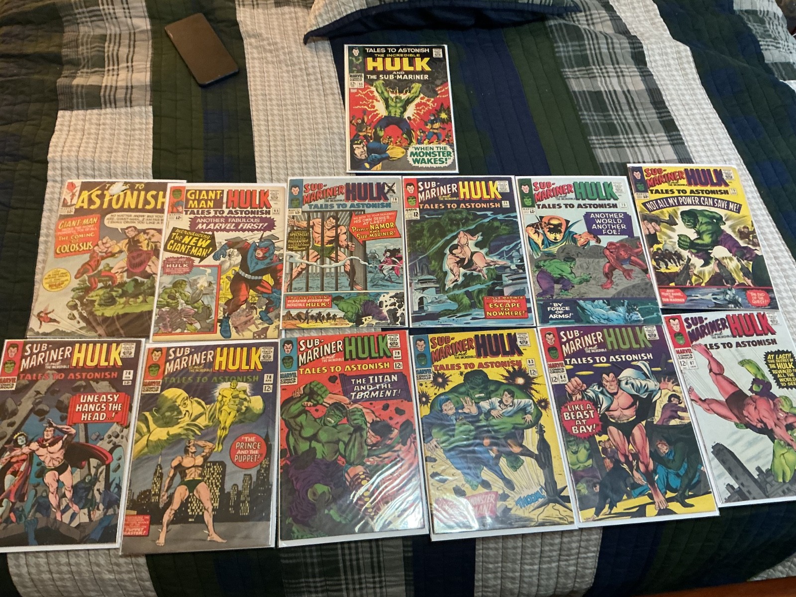 tales to astonish 13 comics grade 4.0-6.0 58,65,70,71,73,75,76,78,79,83,84,87,99