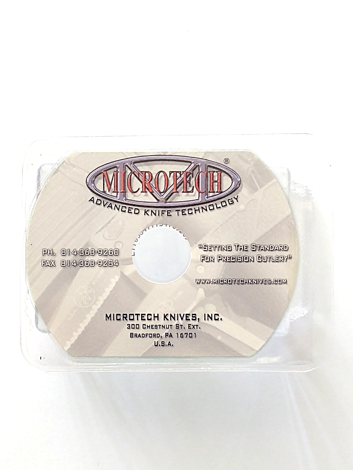 Microtech Knives Vintage CD Catalog In Plastic Case New.