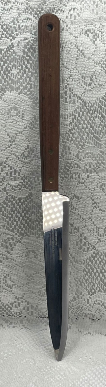Vintage Mentholatum 40 Yr Service Club Knife With Wood Handle & Stainless Steel Vintage Mentholatum 40 Yr Service Club Knife With Wood Handle & Stainless Steel