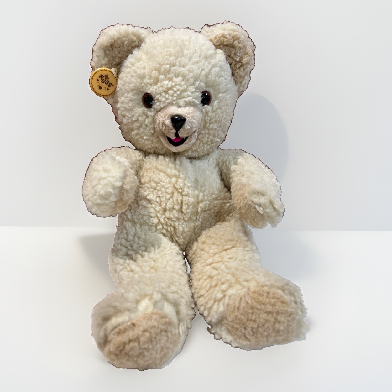 Vintage 1986 Russ Berrie and Co Snuggle Fabric Softener Plush Teddy Bear 15\ Vintage 1986 Russ Berrie and Co Snuggle Fabric Softener Plush Teddy Bear 15\