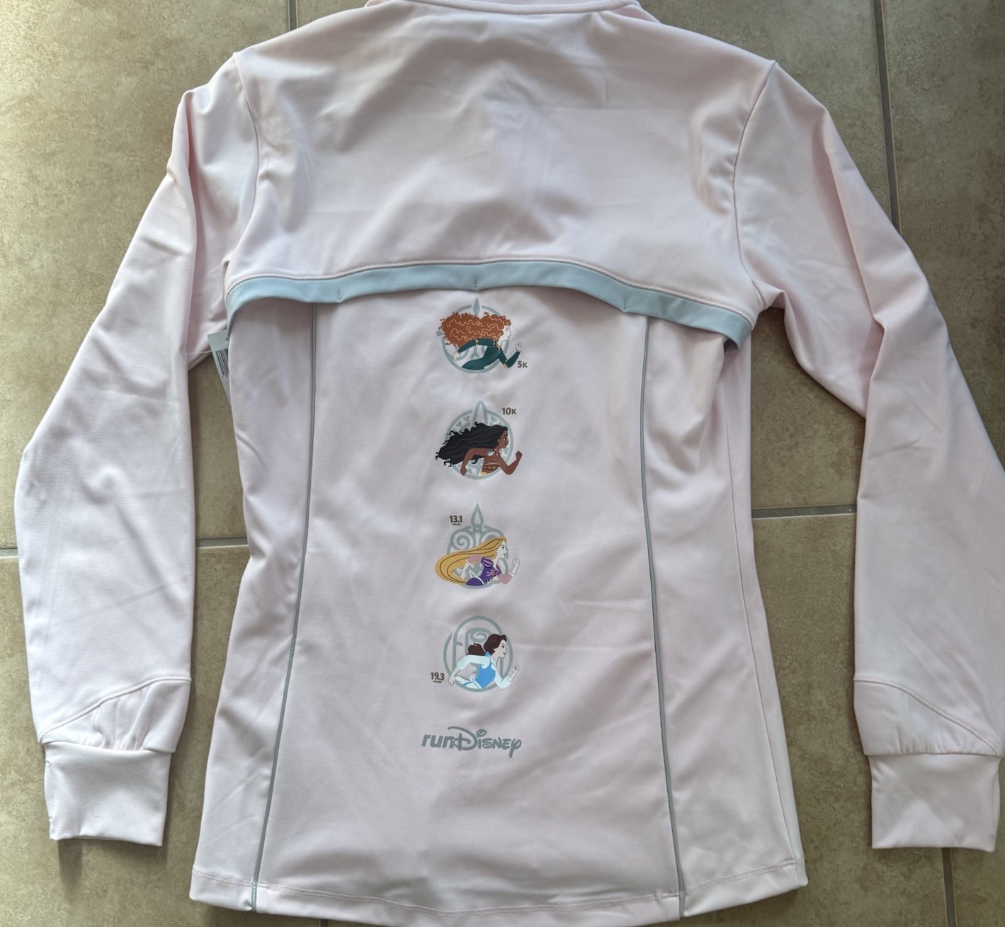 NWT 2026 RunDisney Run Disney Princess Half Marathon Weekend Jacket Coat Pink S NWT 2026 RunDisney Run Disney Princess Half Marathon Weekend Jacket Coat Pink S