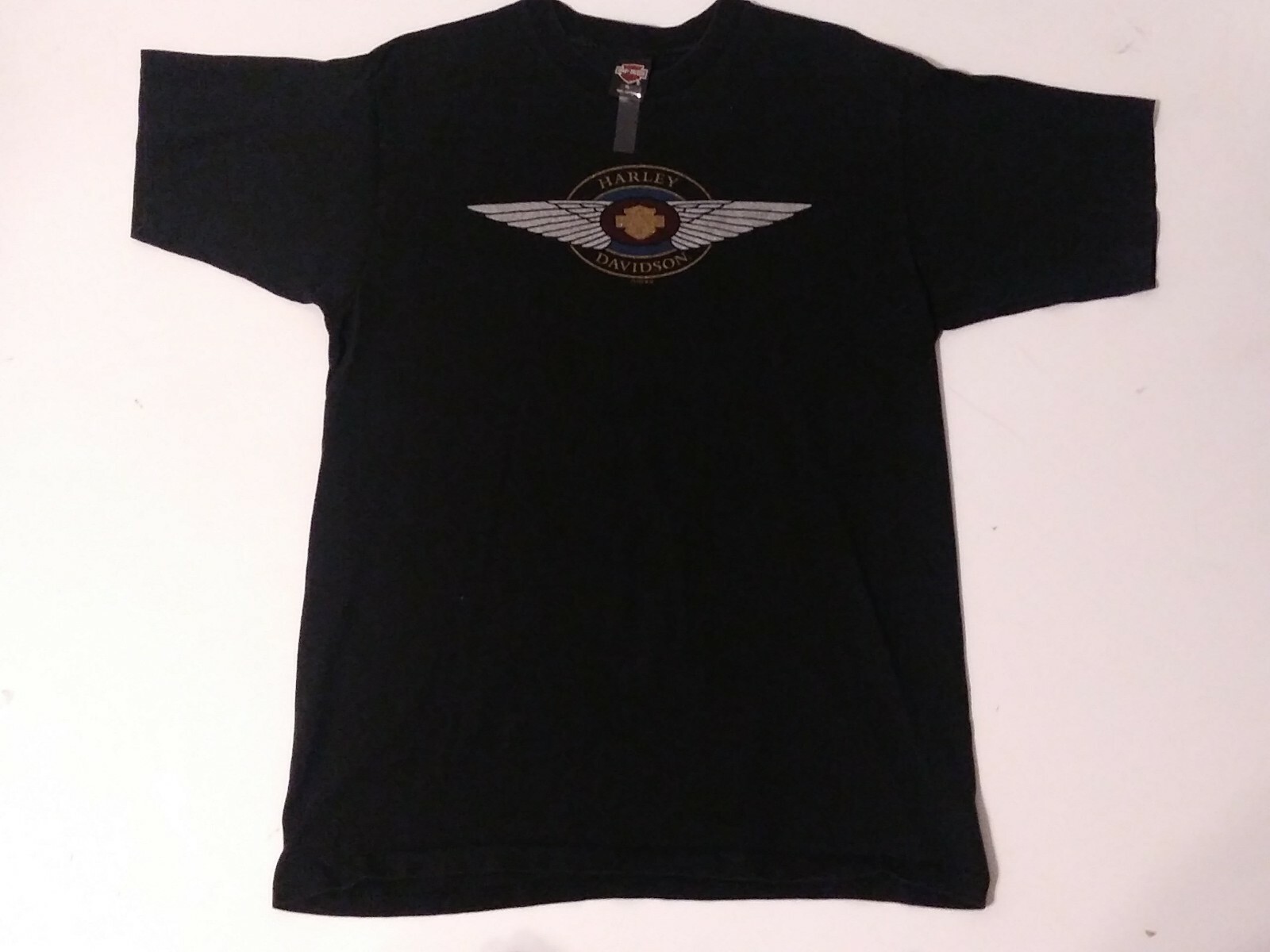 1996 Vtg Harley Davidson Motorcycle Mens XL Black T-Shirt Quebec Canada