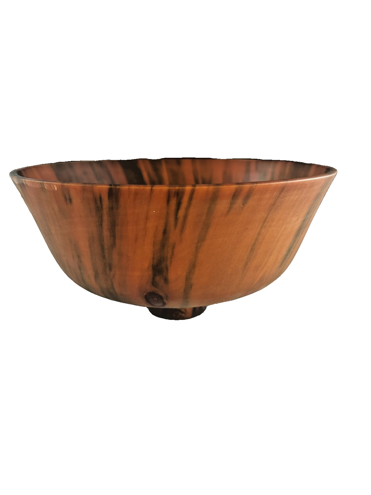 Vtg Kelly Dunn Hand-Turned Norfolk Pine Studio Art Wood Bowl. Signed & Date-DS29