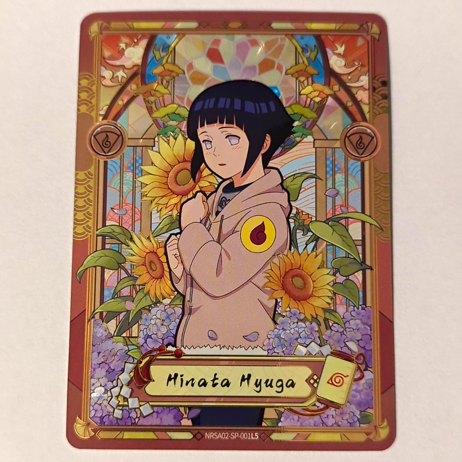Naruto Hinata Hyuga Hologram Trading Card KAYOU NRSA02-SP-001L5