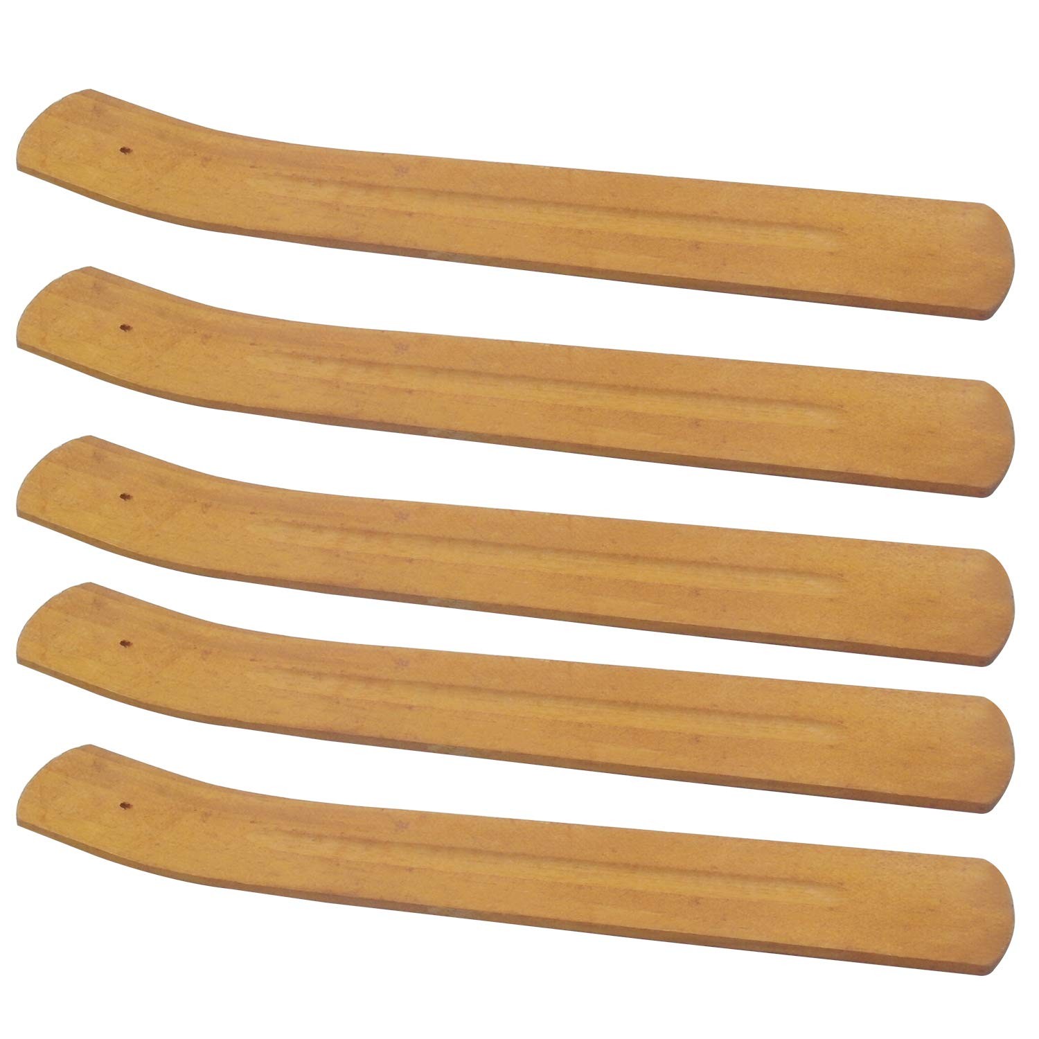 TrendBox 5pcs Handmade Plain Wood Wooden Incense Stick Holder 5 pcs, Brown TrendBox 5pcs Handmade Plain Wood Wooden Incense Stick Holder 5 pcs, Brown