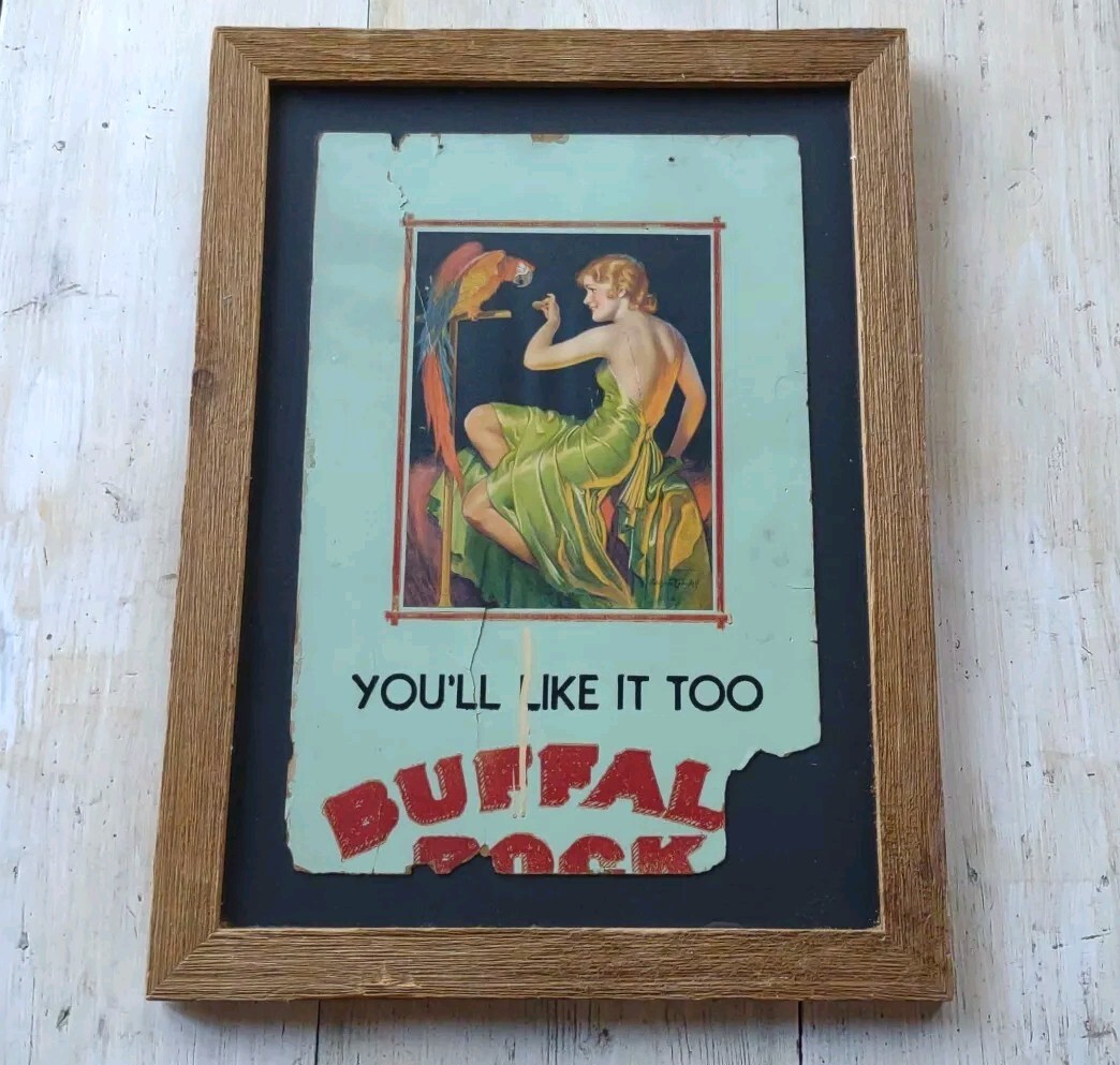 Ultra RARE 1930s BUFFALO ROCK Birmingham AL BRADSHAW CRANDELL Ad Advertisement