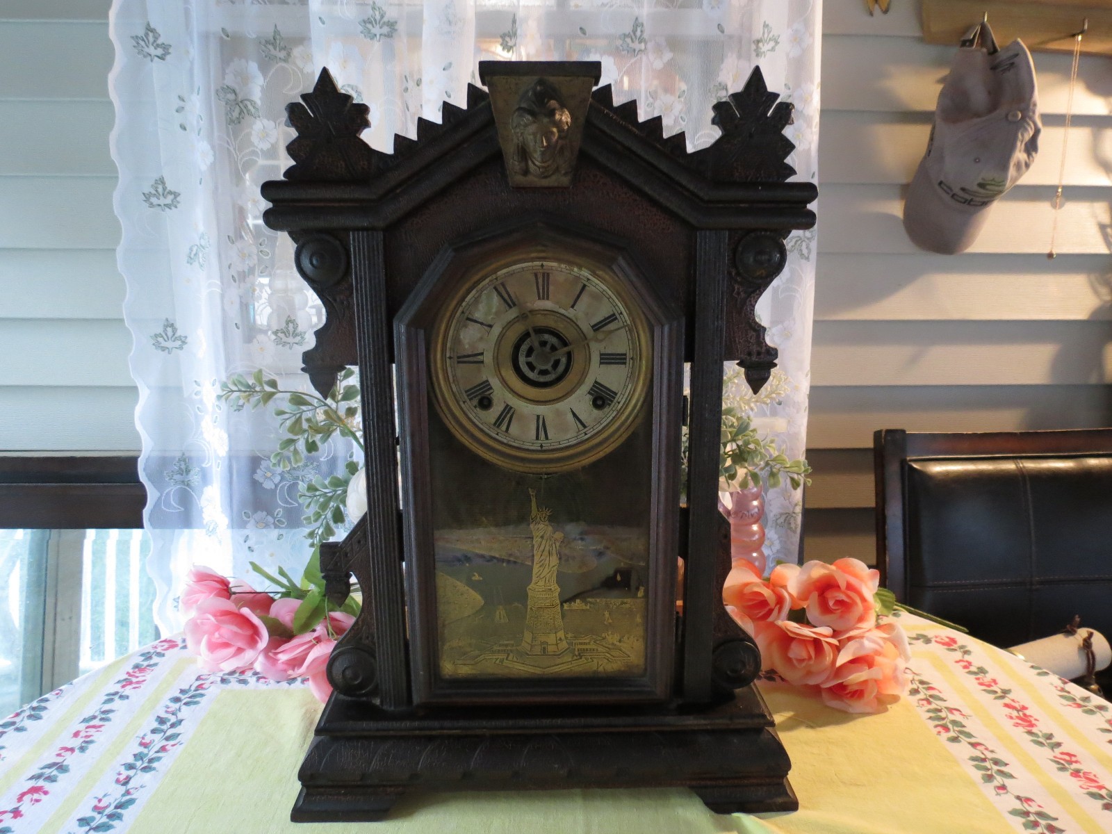 ANTIQUE CHARLES F. ADAMS INGRAHAM CLOCK Co. STATUE OF LIBERTY CIRCA 1878 ANTIQUE CHARLES F. ADAMS INGRAHAM CLOCK Co. STATUE OF LIBERTY CIRCA 1878