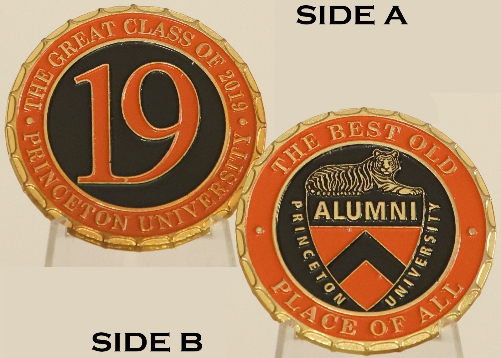 Princeton University Class of 2019 Alumni Challenge Coin  3#A