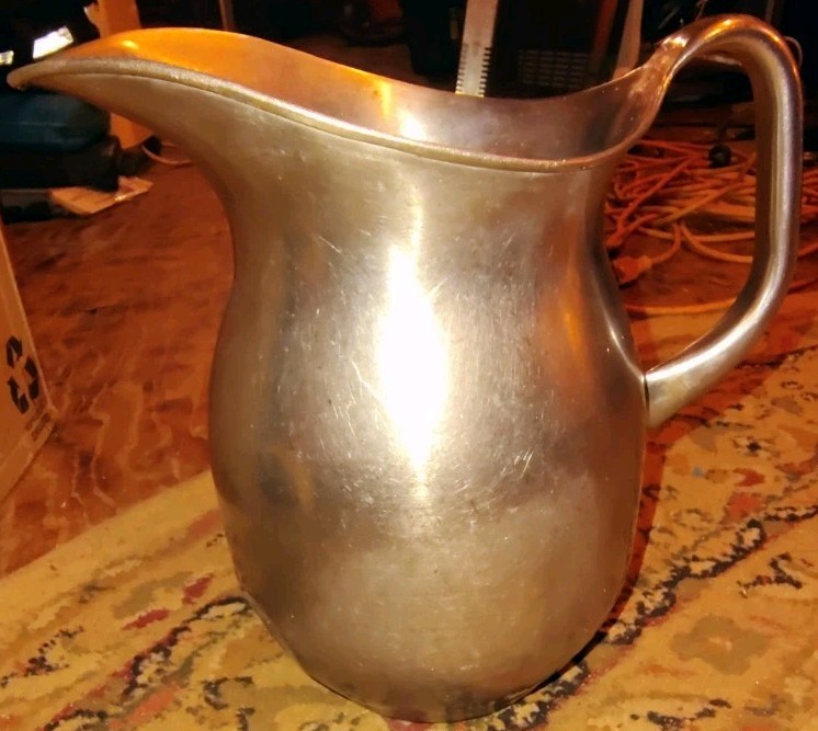 Vintage 1940 WWII US Military Aluminum Stock Pot - The Vollrath Co. Stamped