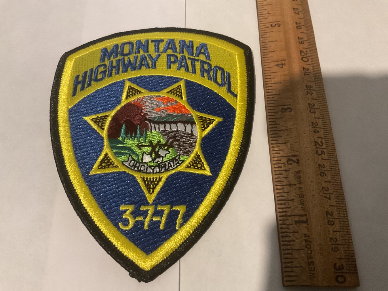 Montana Highway Patrol collectable Patch New and Full Size Montana Highway Patrol collectable Patch New and Full Size