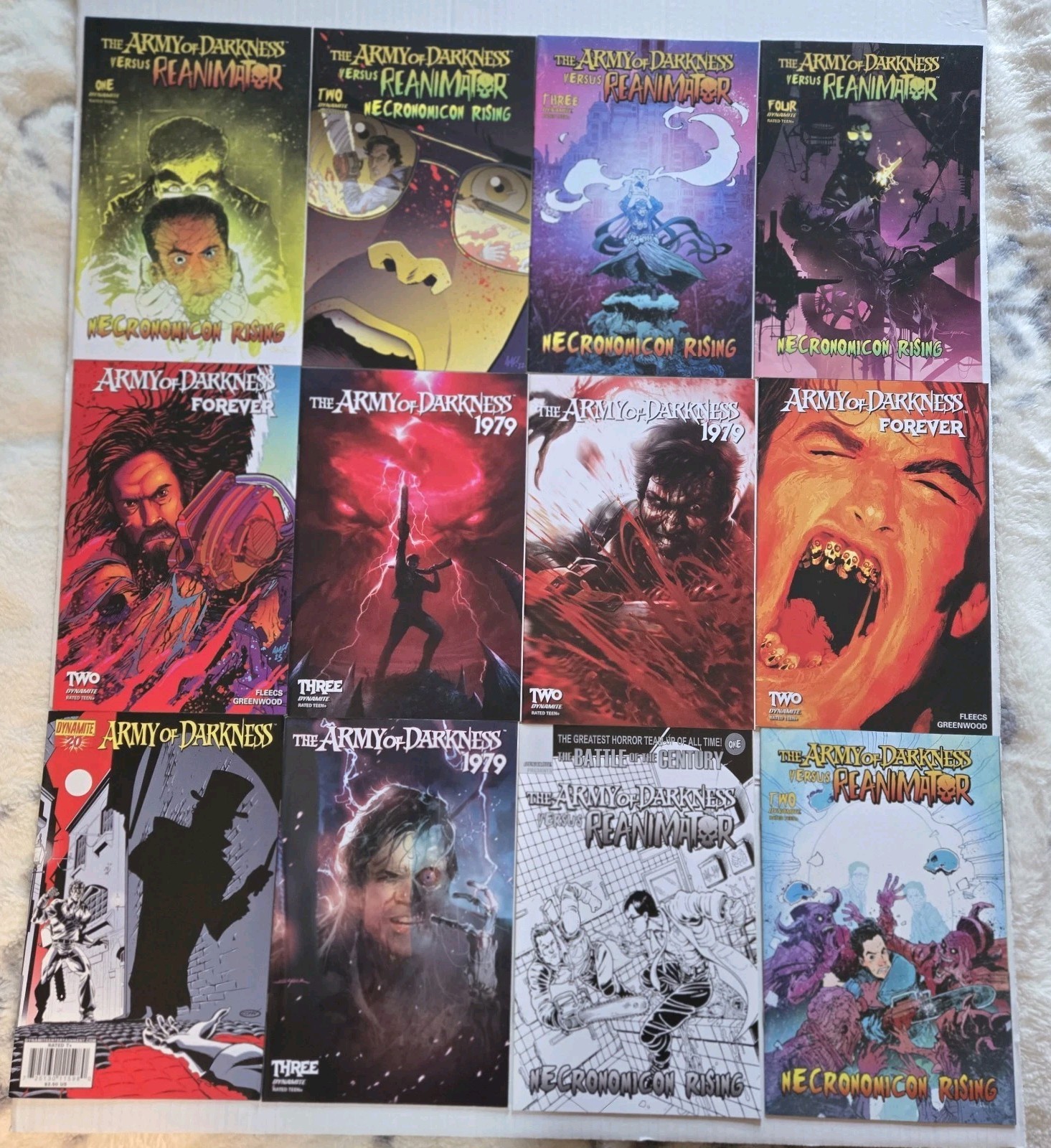 Army of Darkness Comic Book lot of 12 ReAnimator 1979 Horror Evil Dead