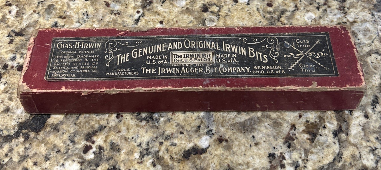 Vintage Irwin #2 Expansive Bit -The Genuine and Original Irwin Bits Original Box