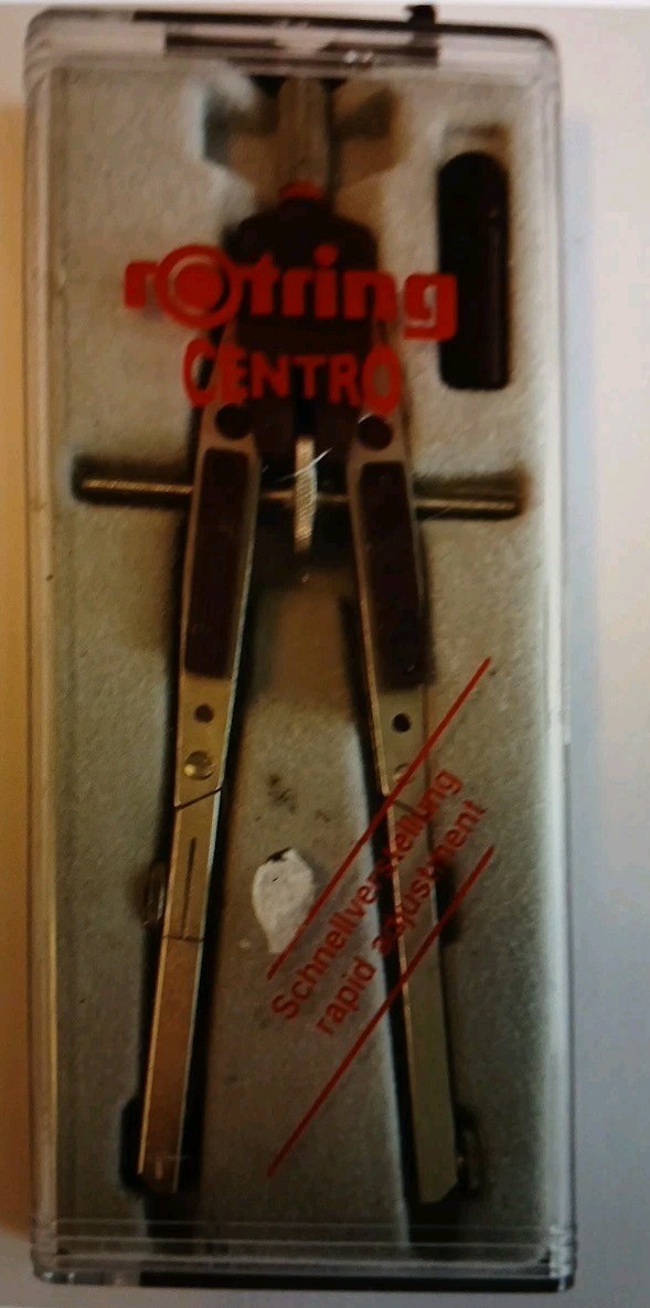 Rotring Centro Spindle Compass  R530115 Rare