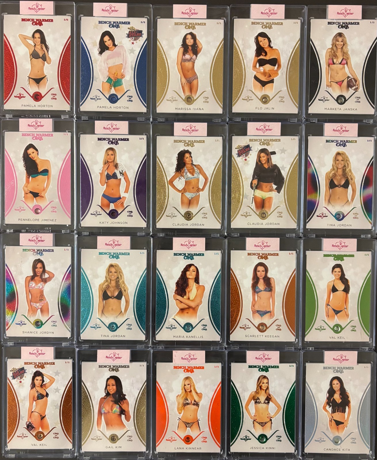2024 Benchwarmer One SCARLETT KEEGAN 1/1 Bronze Foil ENCASED GEM CARD #83