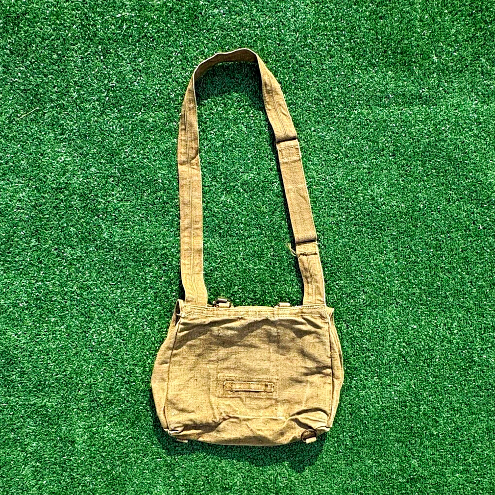 True Vintage Soviet Russia Canvas Crossbody Haversack Stamped Militaria 13.5x10