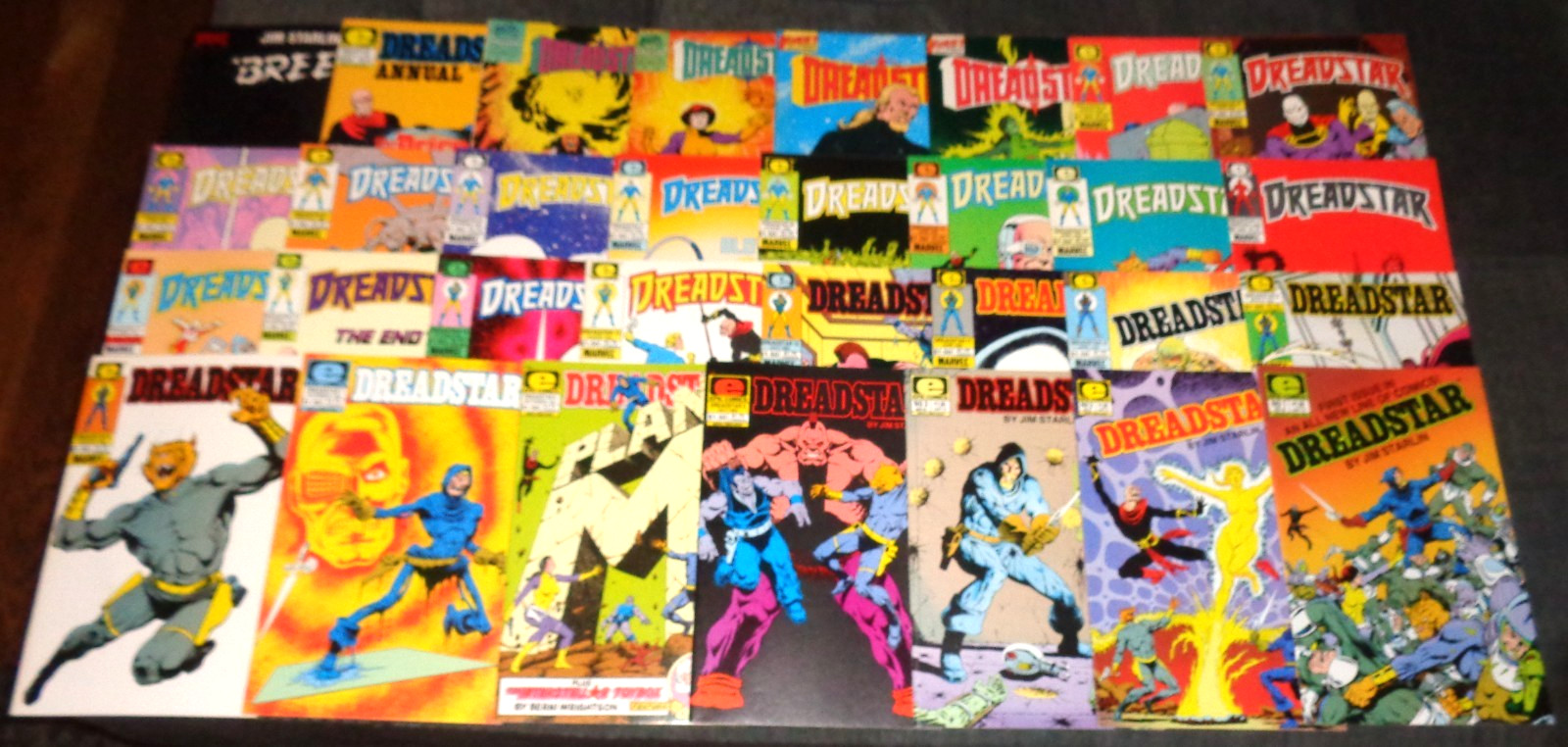 DREADSTAR (1982) MARVEL EPIC comic book (LOT OF 31) ranging # 1- 34 + (G-214)