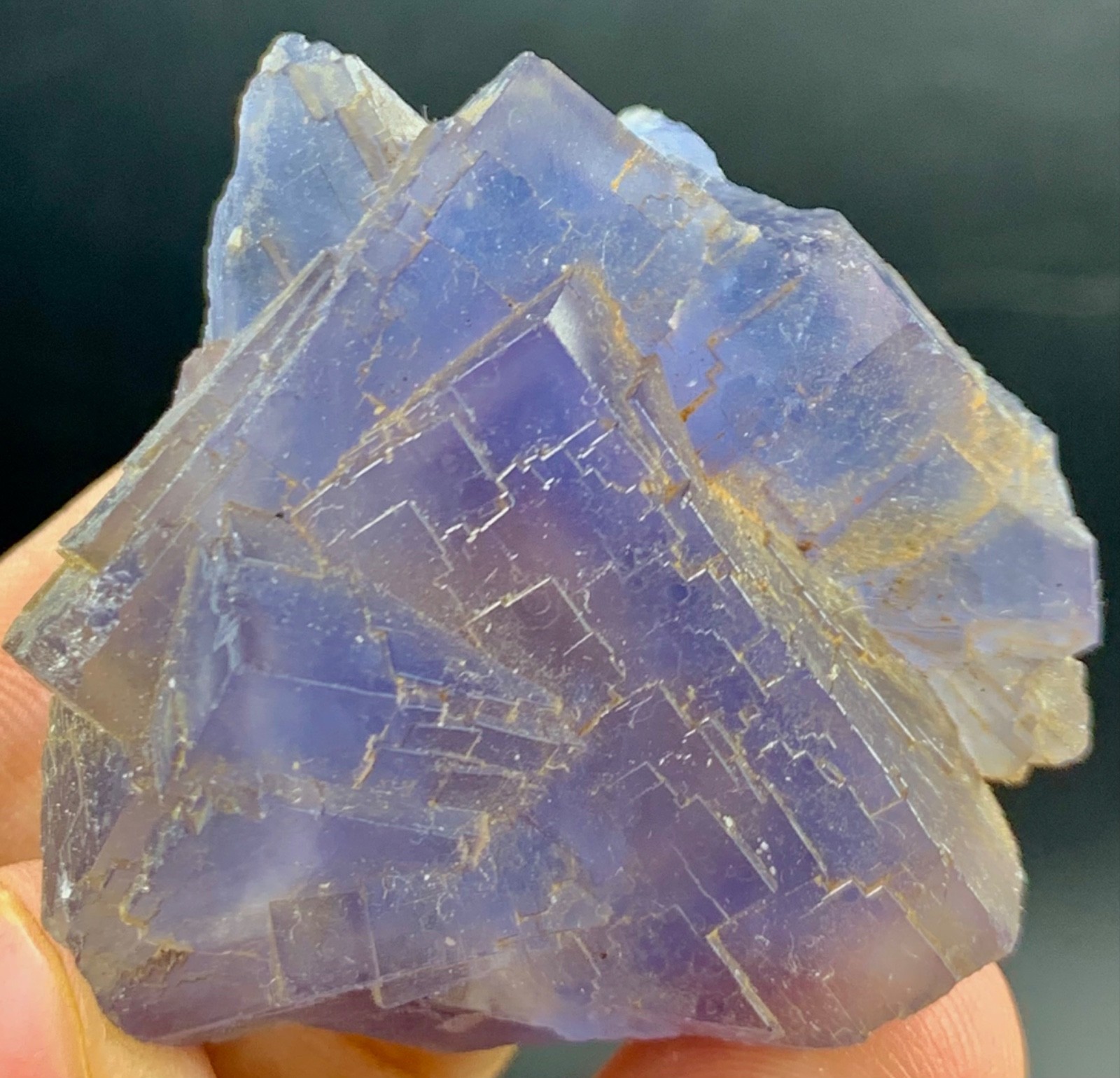 59 gram Natural Phantom Fluorite crystal specimen mineral Gemstone 59 gram Natural Phantom Fluorite crystal specimen mineral Gemstone