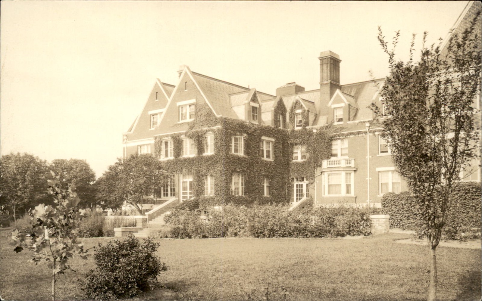 Portland Oregon OR The Mann Home c1920s Real Photo Postcard #2 bhn