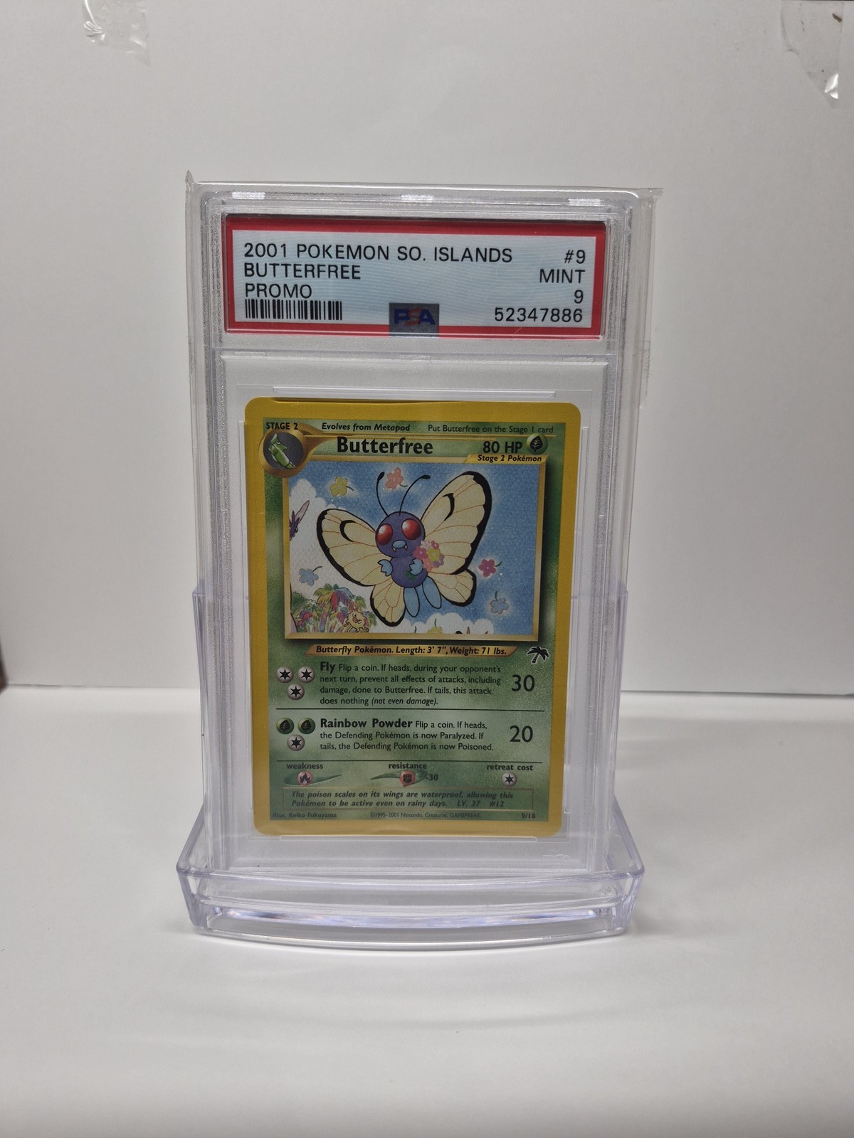 Pokemon Southern Islands Butterfree Promo #9 PSA 9 MINT 2001 WOTC