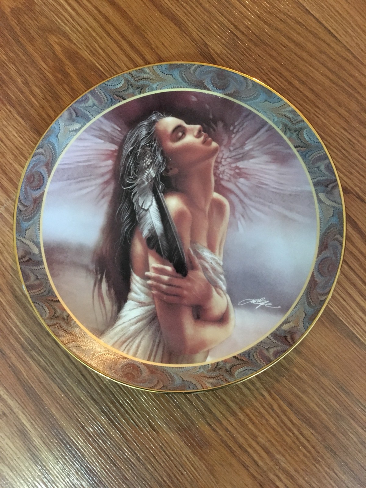 Afterglow Native Beauty Bradex Limited Edition Collector Plate ~