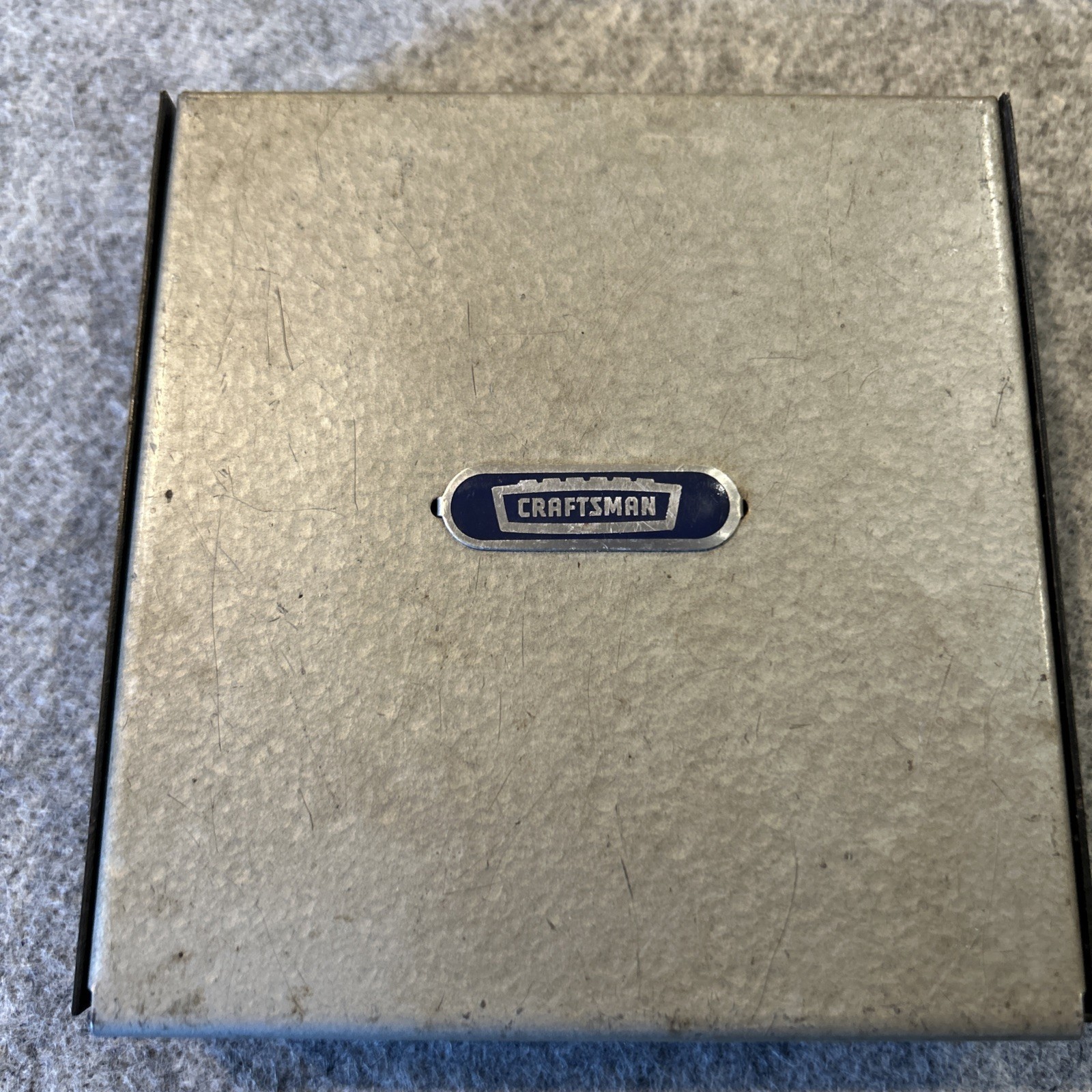 Vintage  Craftsman Tools Metal Drill Bit Set 60pc. Automatic Index Case, USA 