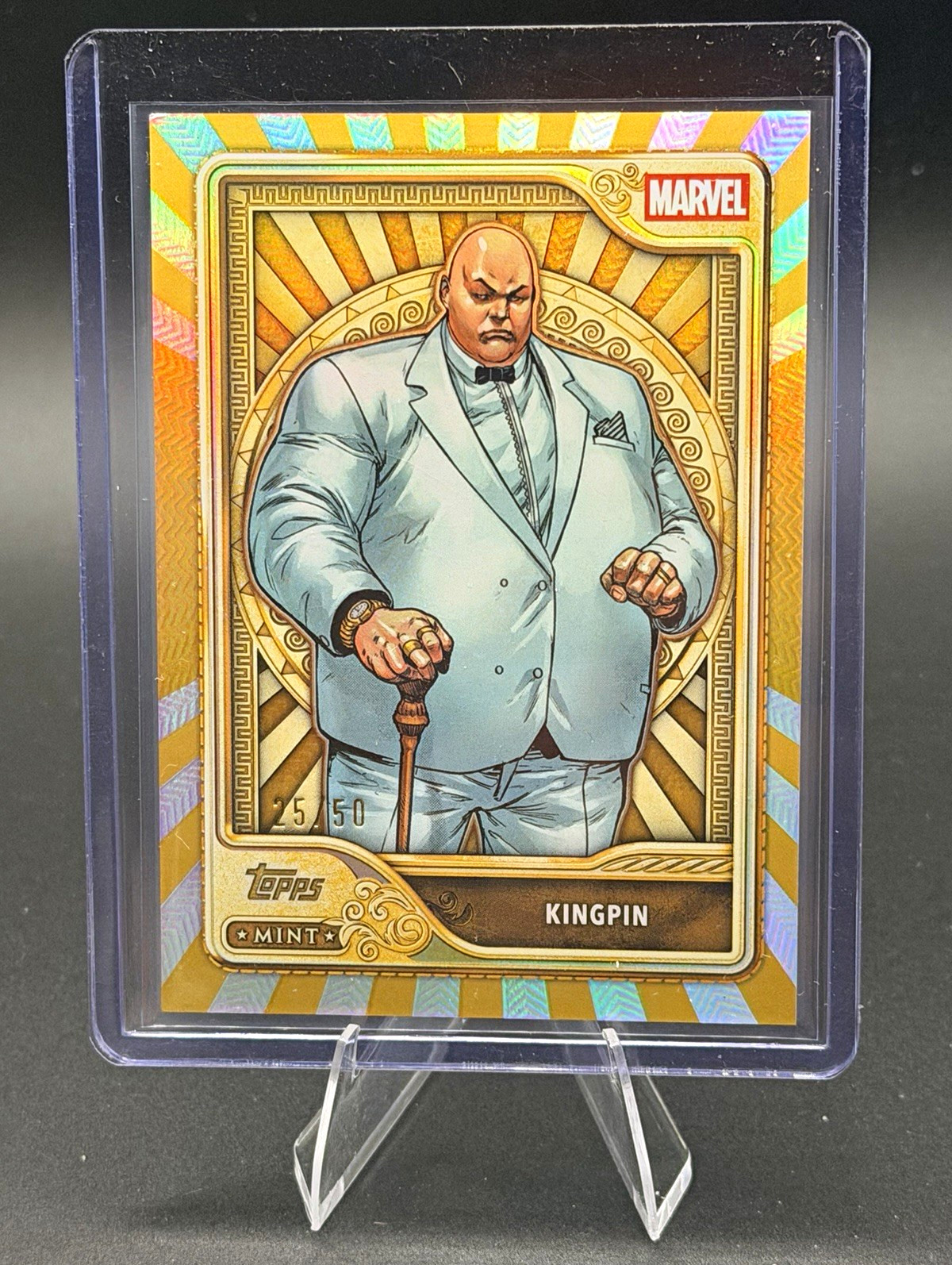 2025 Topps Marvel Mint Kingpin Gold Parallel 25/50