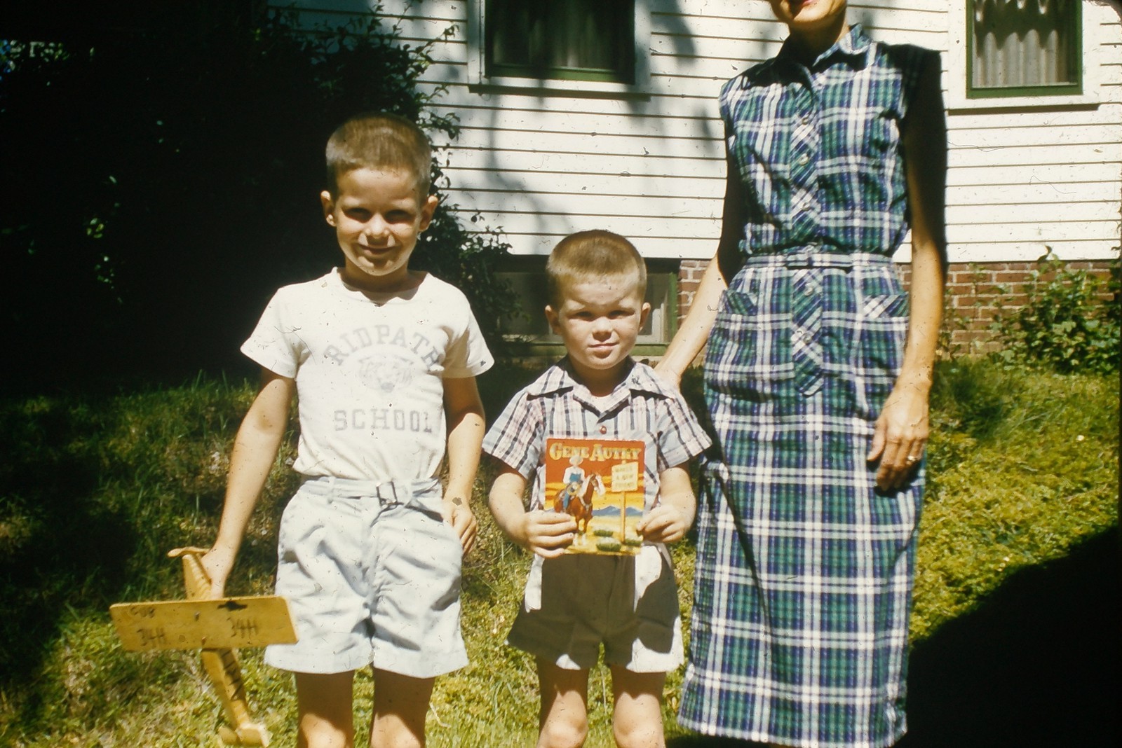 c1950's Kodachrome Red Border 35mm Slide, Mid Century Portrait summer 1950s c1950's Kodachrome Red Border 35mm Slide, Mid Century Portrait summer 1950s