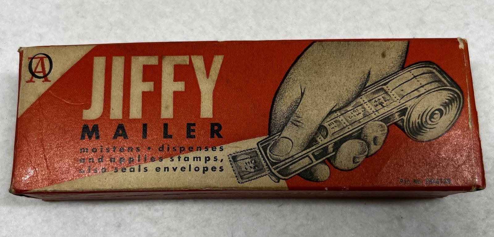 Jiffy Mailer VTG 1950s Office Accessories w/ Box for Rolls of Stamps Collectable