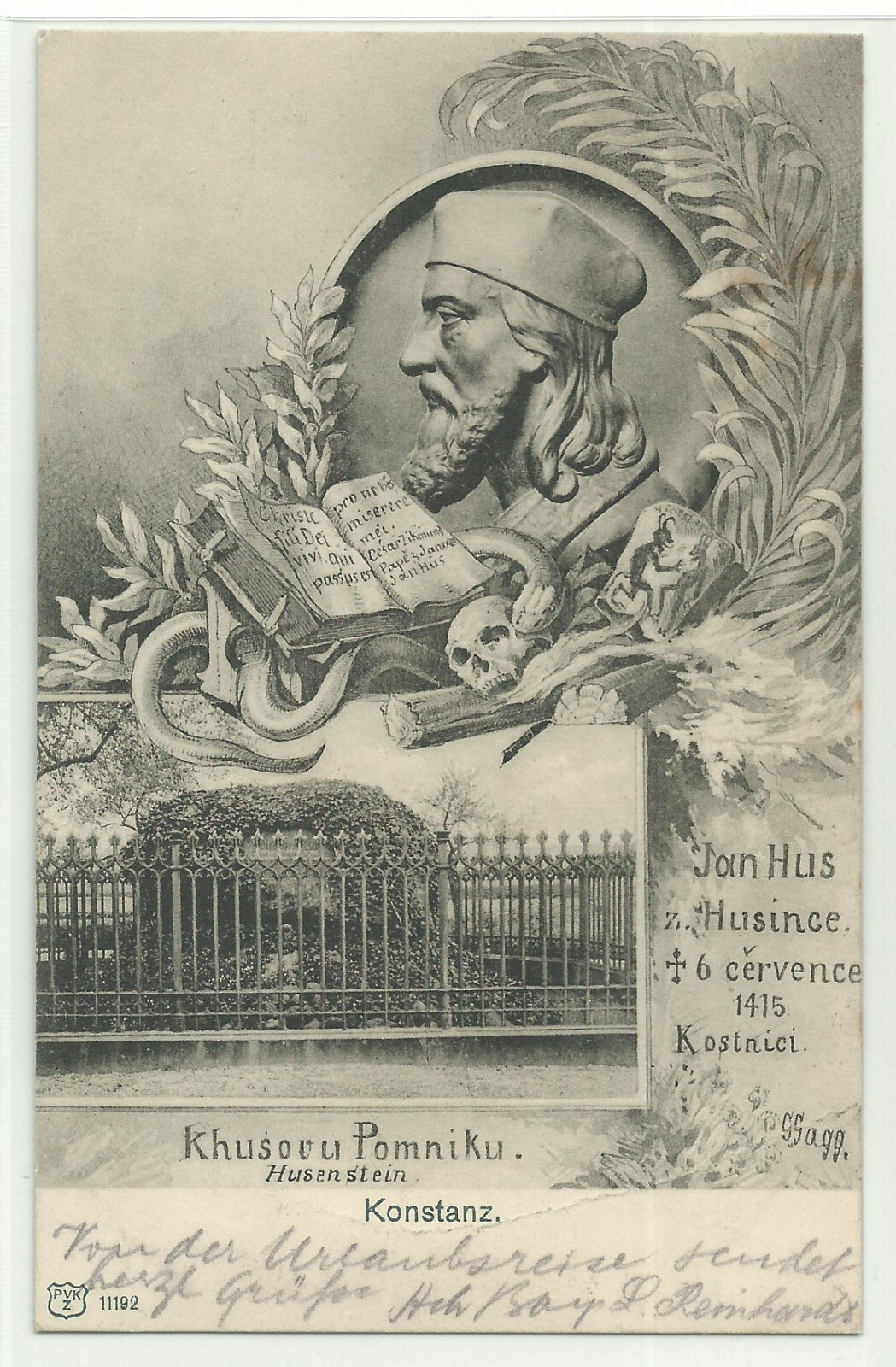 Constance Husenstein Jan Hus Czech text() 1899