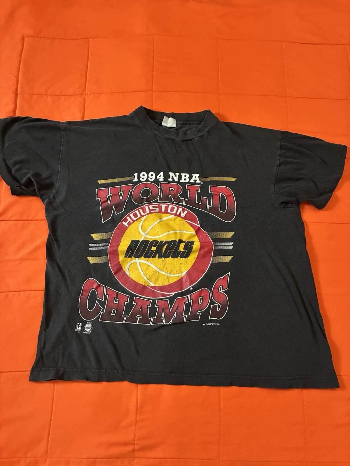 Vintage Houston Rockets T-shirt Mens XL Champions 1994 NBA