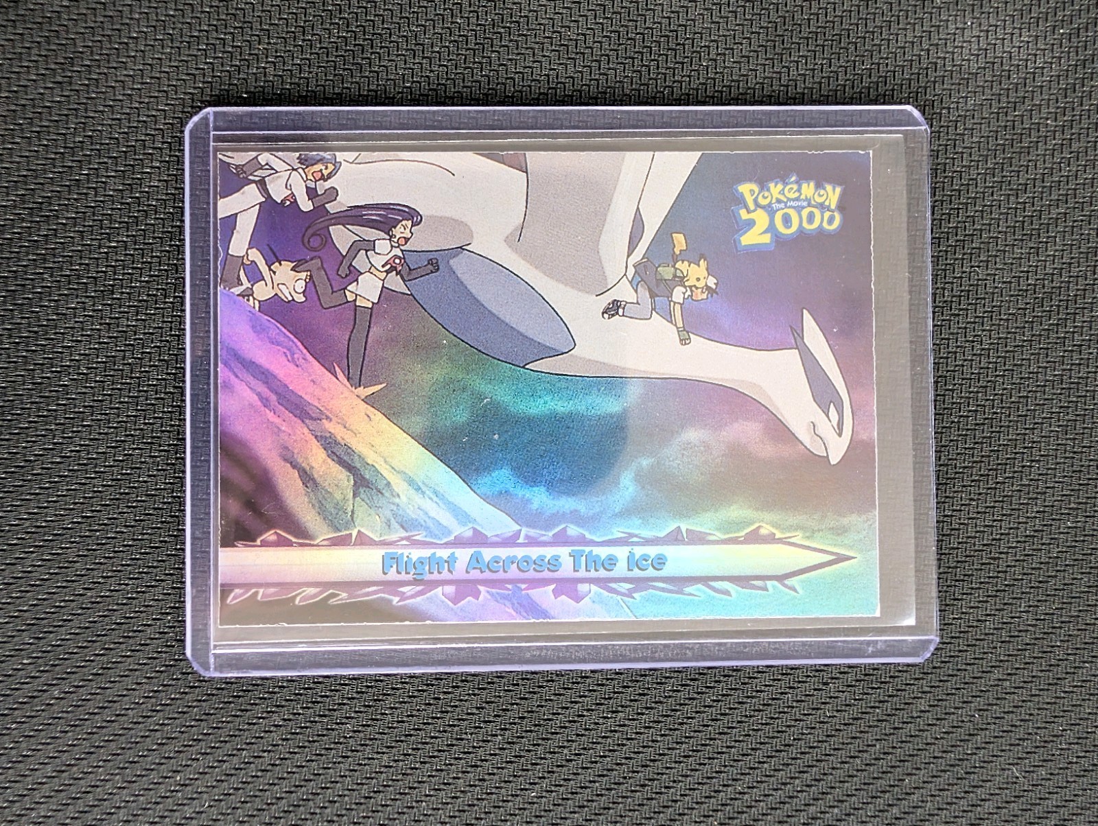 Topps Pokemon The Movie 2000 #54 Flight Across The Ice RAINBOW FOIL