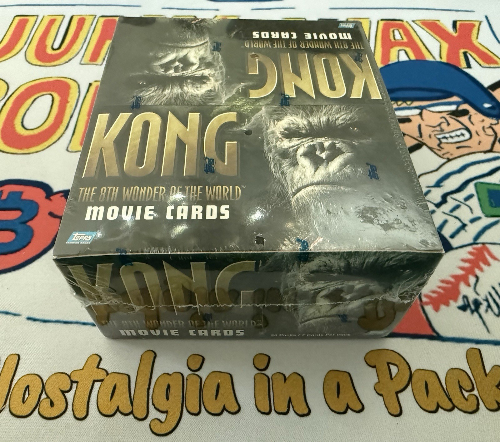 2005 TOPPS King Kong movie original trading card 24 sealed pack box RARE 