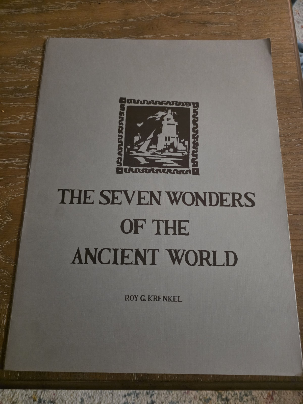 SEVEN WONDERS OF THE ANCIENT WORLD PORTFOLIO SIGNED ROY KRENKEL 1975 - 859/1000