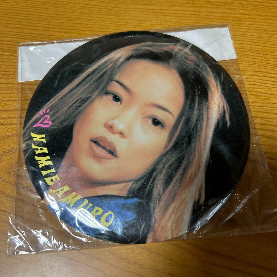 Japanese singer Namie Amuro can badge